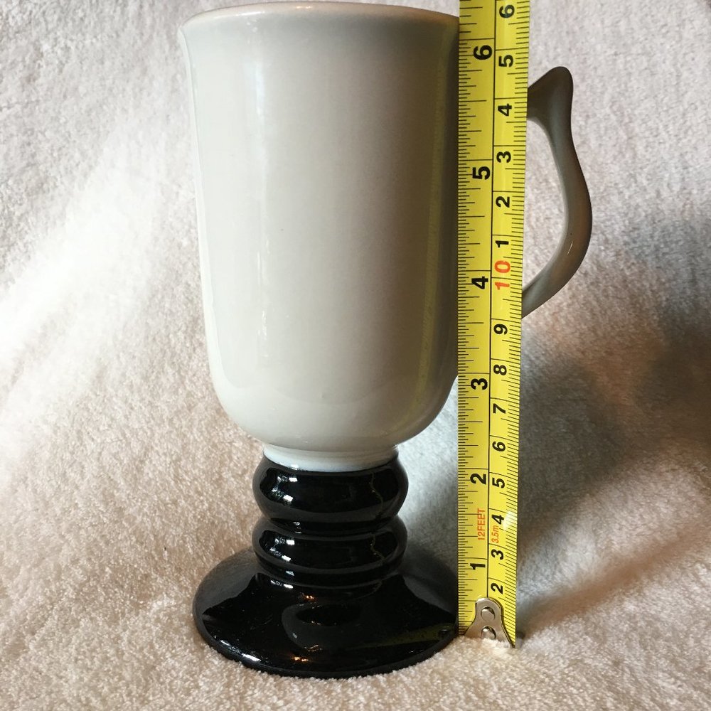 HALL #1273 Irish Coffee Mug, Black Base, Vintage